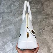 BALENCIAGA VILLE SMALL TOP HANDLE BAG IN WHITE/BKACK 5506451 SIZE 26 CM - 4