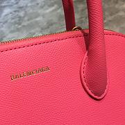 BALENCIAGA VILLE SMALL TOP HANDLE BAG IN PINK/BKACK 5506451 SIZE 26 CM - 6