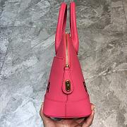 BALENCIAGA VILLE SMALL TOP HANDLE BAG IN PINK/BKACK 5506451 SIZE 26 CM - 3