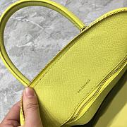 BALENCIAGA VILLE SMALL TOP HANDLE BAG IN LEMON/BKACK 5506451 SIZE 26 CM - 4