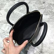 BALENCIAGA VILLE SMALL TOP HANDLE BAG IN BLACK/PINK 5506451 SIZE 26 CM - 5