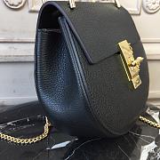 CHLOE MINI DREW SHOULDER BAG BLACK S032 SIZE 19 CM - 3