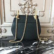 CHLOE MINI DREW SHOULDER BAG BLACK S032 SIZE 19 CM - 5