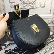 CHLOE MINI DREW SHOULDER BAG BLACK S032 SIZE 19 CM - 6