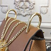 CHLOE MINI DREW SHOULDER BAG BROWN S032 SIZE 19 CM - 5