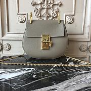 CHLOE MINI DREW SHOULDER BAG GRAY S032 SIZE 19 CM - 1