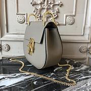 CHLOE MINI DREW SHOULDER BAG GRAY S032 SIZE 19 CM - 6