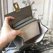 CHLOE MINI DREW SHOULDER BAG GRAY S032 SIZE 19 CM - 4