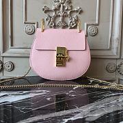 CHLOE MINI DREW SHOULDER BAG PASTEL PINK S032 SIZE 19 CM - 1