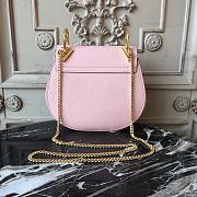 CHLOE MINI DREW SHOULDER BAG PASTEL PINK S032 SIZE 19 CM - 2
