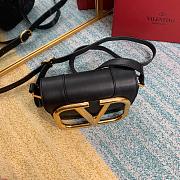 VALENTINO SMALL SUPERVEE CROSSBODY BAG BLACK ZXL0NO SIZE 18 CM - 3