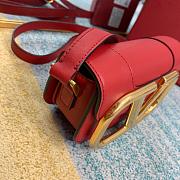 VALENTINO SMALL SUPERVEE CROSSBODY BAG RED ZXL0NO SIZE 18 CM - 2