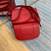VALENTINO SMALL SUPERVEE CROSSBODY BAG RED ZXL0NO SIZE 18 CM - 6