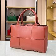 BOTTEGA VENETA ARCO TOTE BLUSH RED 652867 SIZE 36 CM - 3