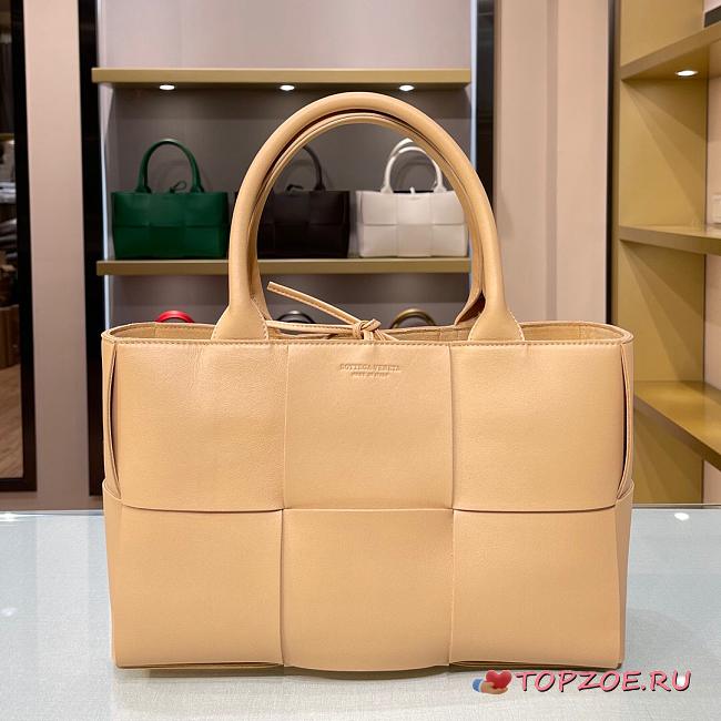 BOTTEGA VENETA ARCO TOTE BEIGE 652867 SIZE 36 CM - 1