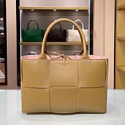 BOTTEGA VENETA ARCO TOTE DARK BEIGE 652867 SIZE 36 CM - 1