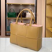 BOTTEGA VENETA ARCO TOTE DARK BEIGE 652867 SIZE 36 CM - 3