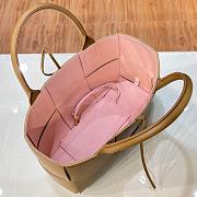 BOTTEGA VENETA ARCO TOTE DARK BEIGE 652867 SIZE 36 CM - 4