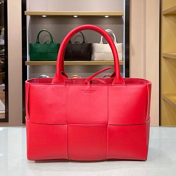 BOTTEGA VENETA ARCO TOTE RED 652867 SIZE 36 CM