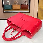 BOTTEGA VENETA ARCO TOTE RED 652867 SIZE 36 CM - 3