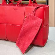BOTTEGA VENETA ARCO TOTE RED 652867 SIZE 36 CM - 6