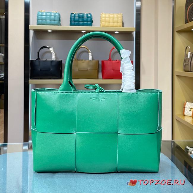 BOTTEGA VENETA ARCO TOTE GREEN 652867 SIZE 36 CM - 1