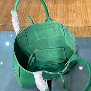 BOTTEGA VENETA ARCO TOTE GREEN 652867 SIZE 36 CM - 4