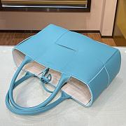 BOTTEGA VENETA ARCO TOTE LIGHT BLUE 652867 SIZE 36 CM - 5
