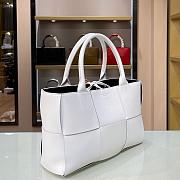 BOTTEGA VENETA ARCO TOTE WHITE 652867 SIZE 36 CM - 6