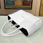 BOTTEGA VENETA ARCO TOTE WHITE 652867 SIZE 36 CM - 4