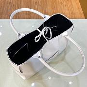 BOTTEGA VENETA ARCO TOTE WHITE 652867 SIZE 36 CM - 3