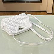 BOTTEGA VENETA SMALL POINT BAG WHITE 661986 SIZE 24 CM - 2