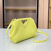 BOTTEGA VENETA SMALL POINT BAG LEMON 661986 SIZE 24 CM - 6