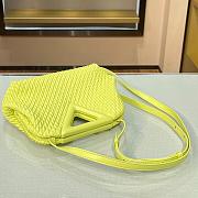 BOTTEGA VENETA SMALL POINT BAG LEMON 661986 SIZE 24 CM - 3