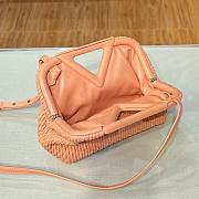 BOTTEGA VENETA SMALL POINT BAG PEACHY 661986 SIZE 24 CM - 5