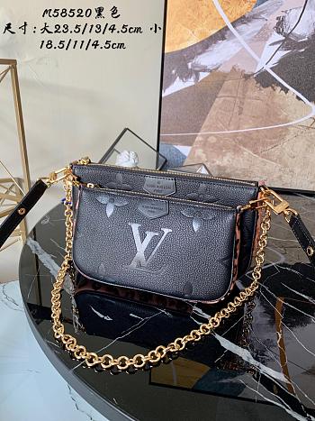 LV MULTI POCHETTE ACCESSOIRES M58520 SIZE 23.5 CM