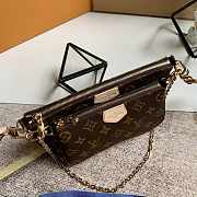 LV MULTI POCHETTE ACCESSOIRES BLUE STRAP M44823 SIZE 25 CM - 4