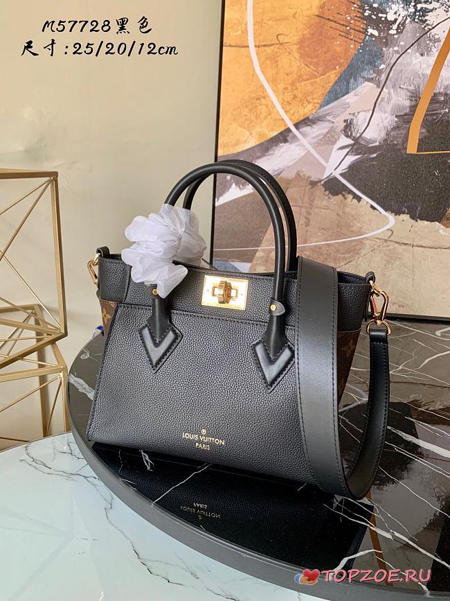 LV ON MY SIDE PM BLACK M57728 SIZE 25 CM - 1