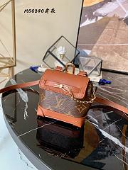 LV MINI STEAMER POUCH BROWN M00340 SIZE 9.5 CM - 1