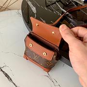 LV MINI STEAMER POUCH BROWN M00340 SIZE 9.5 CM - 6