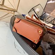 LV MINI STEAMER POUCH BROWN M00340 SIZE 9.5 CM - 5