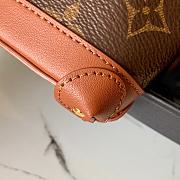 LV MINI STEAMER POUCH BROWN M00340 SIZE 9.5 CM - 4