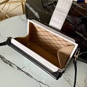 LV PATITE MALLE CROCODILE BOX BAG SILVER M93817 SIZE 19 CM - 4