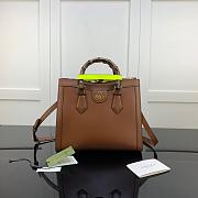 GUCCI DIANA SMALL TOTE BAG BROWN 660195 SIZE 27 CM - 1