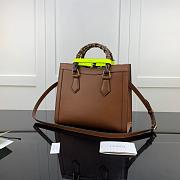 GUCCI DIANA SMALL TOTE BAG BROWN 660195 SIZE 27 CM - 3