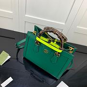 GUCCI DIANA SMALL TOTE BAG GREEN 660195 SIZE 27 CM - 2