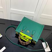 GUCCI DIANA SMALL TOTE BAG GREEN 660195 SIZE 27 CM - 5