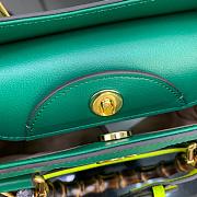 GUCCI DIANA SMALL TOTE BAG GREEN 660195 SIZE 27 CM - 6