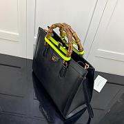 GUCCI DIANA MEDIUM TOTE BAG BLACK 655658 SIZE 35 CM - 2