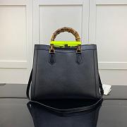 GUCCI DIANA MEDIUM TOTE BAG BLACK 655658 SIZE 35 CM - 4